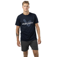 Bauer Core Lockup Senior Tee -Navy